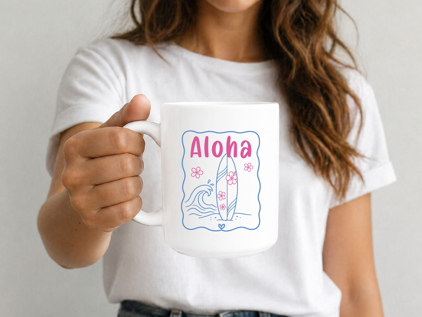 Coastal Summer Aloha Sublimation PNG