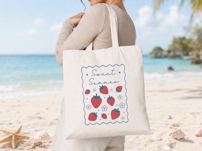 Coastal Sweet Summer Strawberry PNG Design