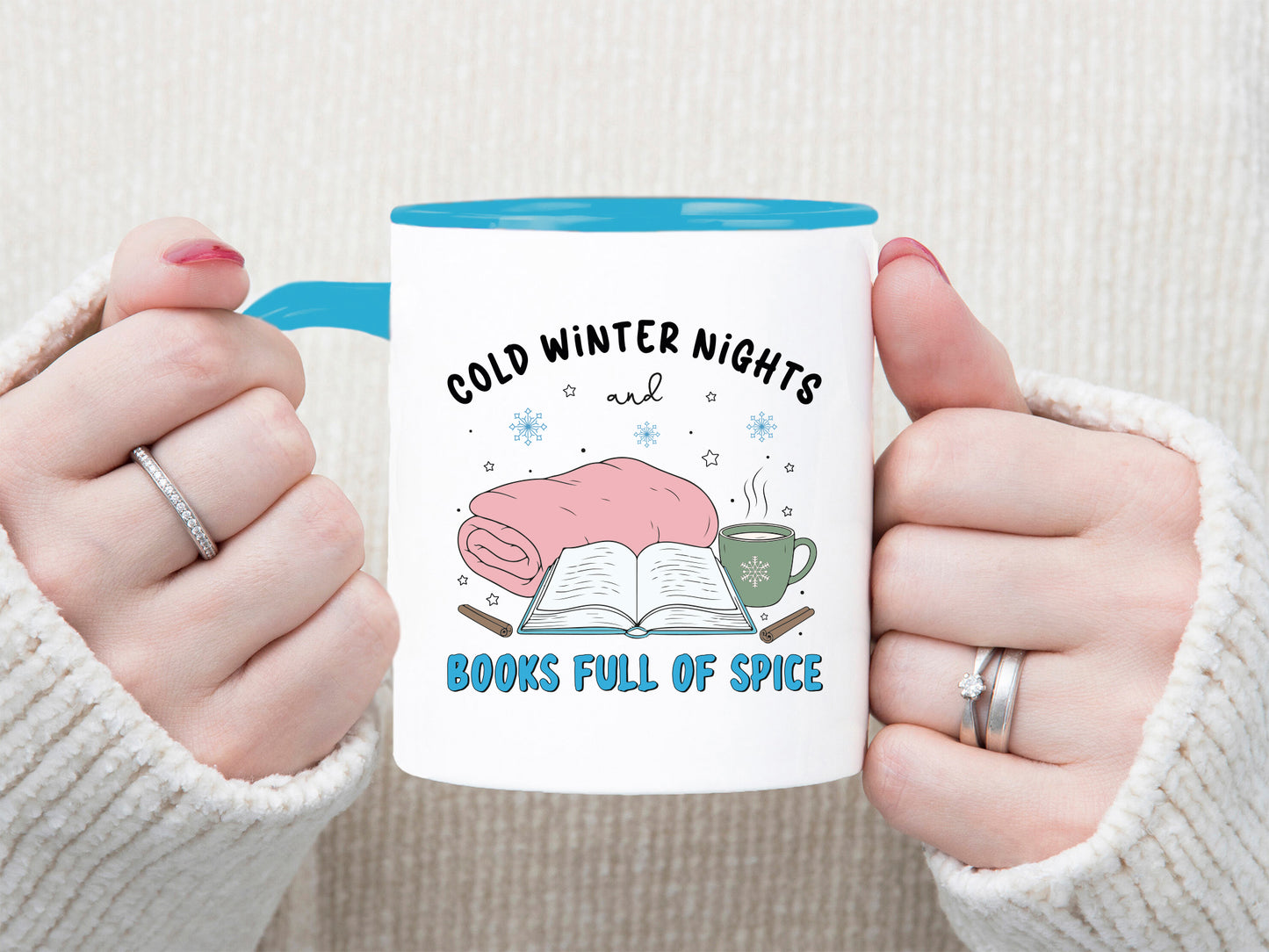 Cold Winter Nights and Books Full of Spice Sublimation