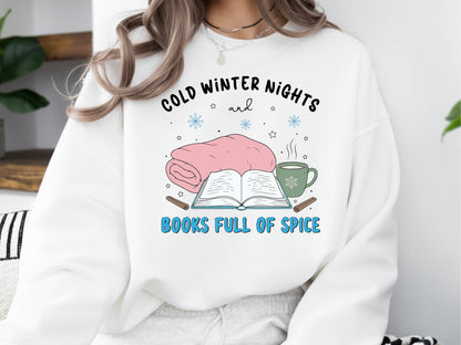 Cold Winter Nights and Books Full of Spice Sublimation