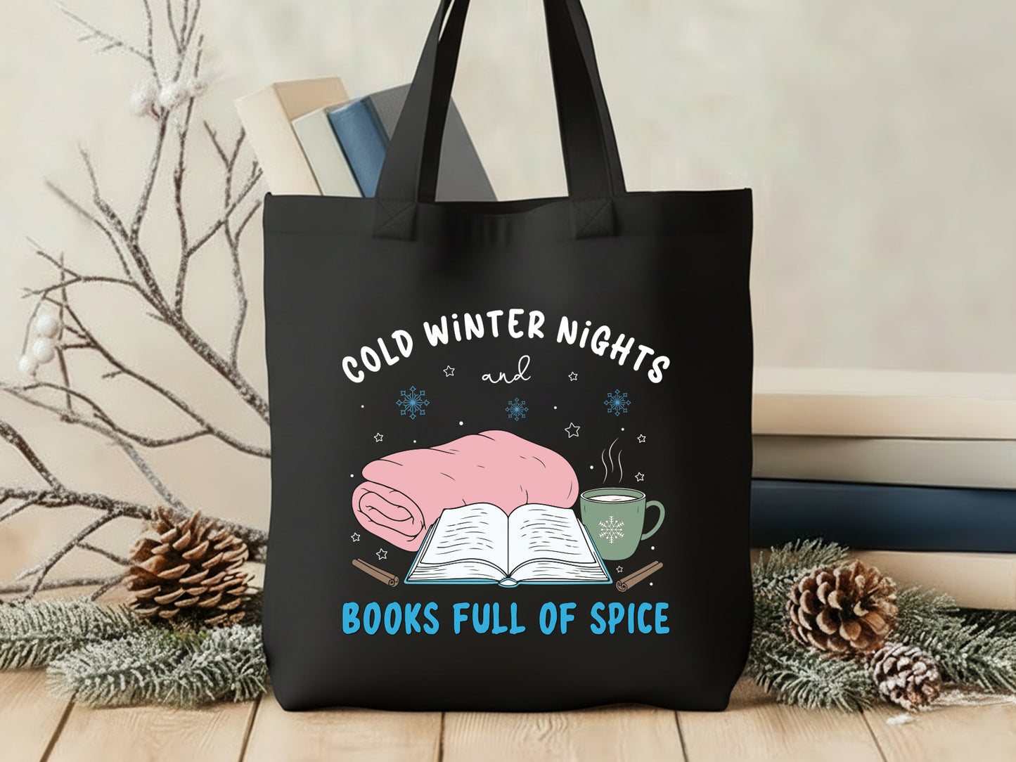 Cold Winter Nights and Books Full of Spice Sublimation