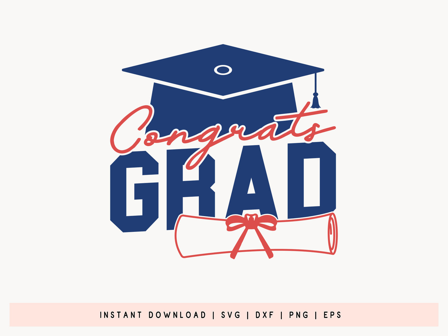 Congrats Grad, Graduation 2025 SVG