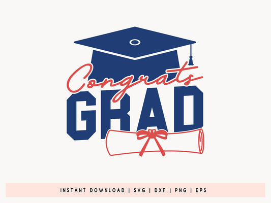 Congrats Grad, Graduation 2025 SVG