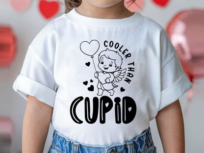 Cooler Than Cupid - Kids Valentines SVG