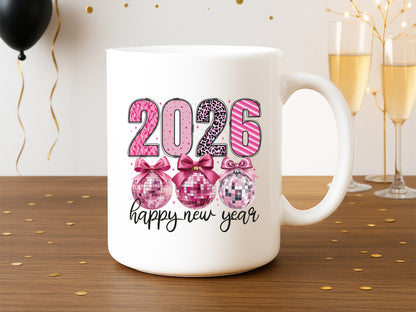 Coquette 2026 Happy New Year Sublimation