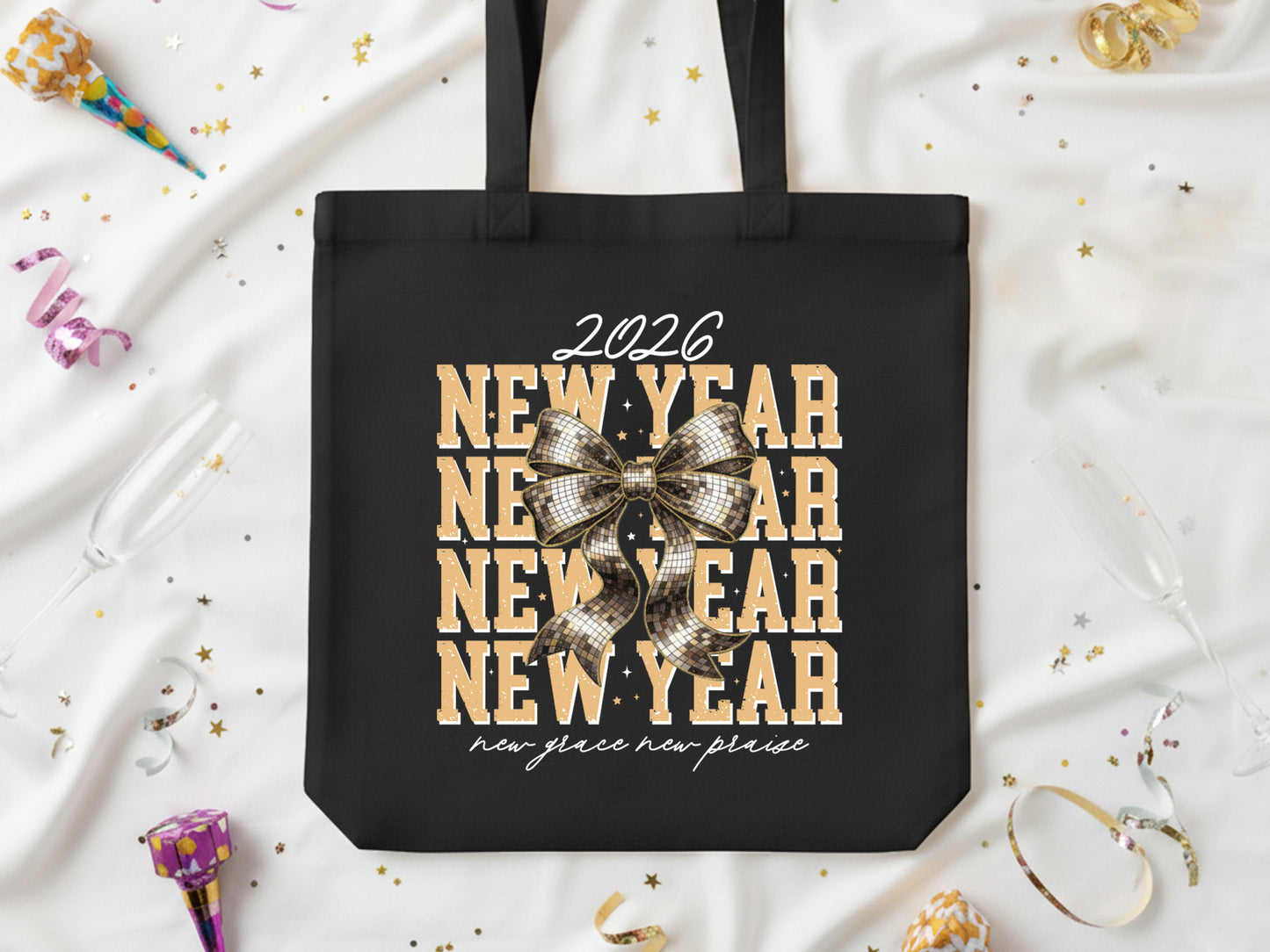 Coquette 2026 New Year Grace Praise PNG Sublimation