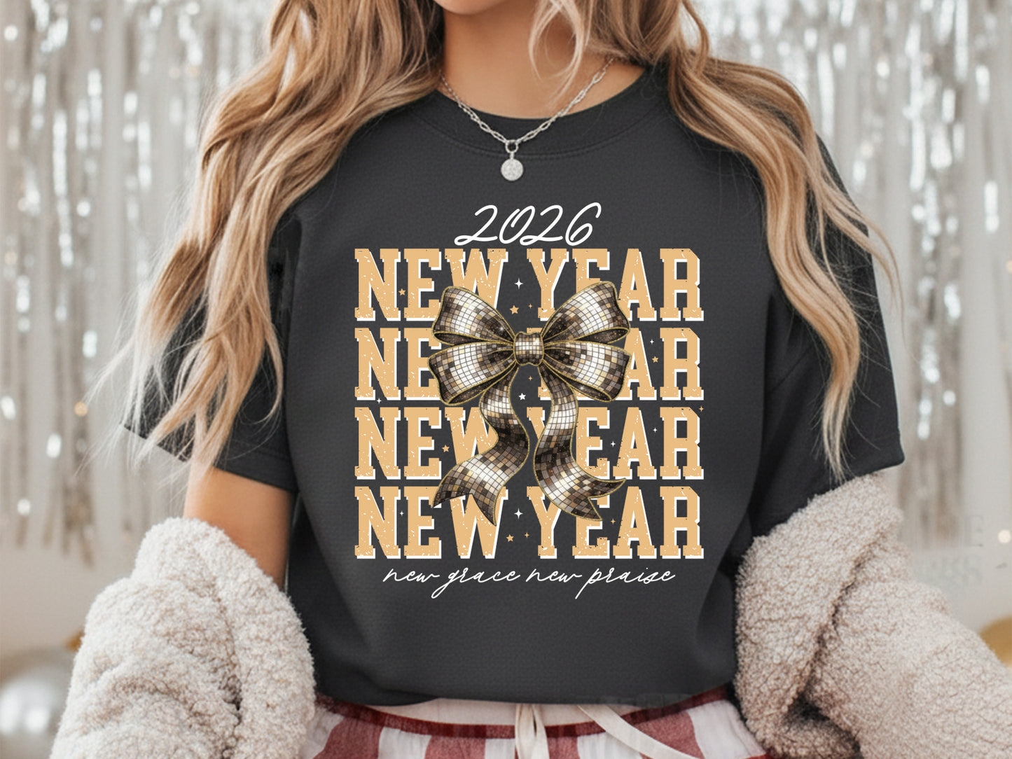 Coquette 2026 New Year Grace Praise PNG Sublimation