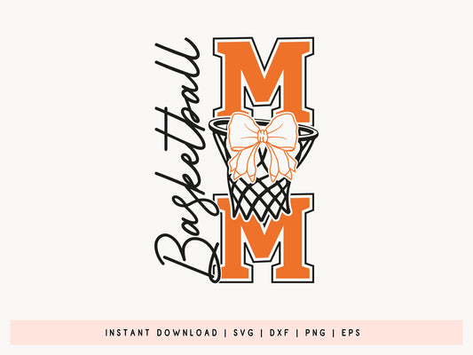 Coquette Basketball Mom SVG