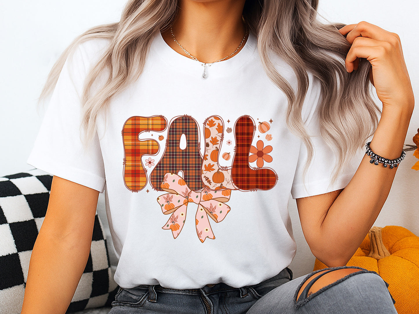 Coquette Bow Fall Sublimation Design