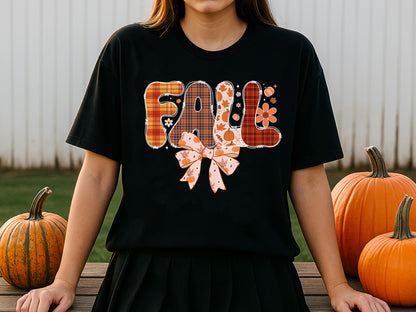 Coquette Bow Fall Sublimation Design