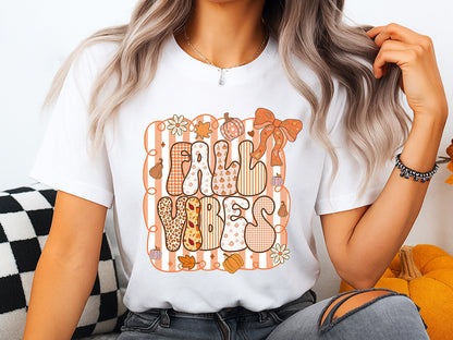 Coquette Bow Fall Vibes Sublimation Transfer