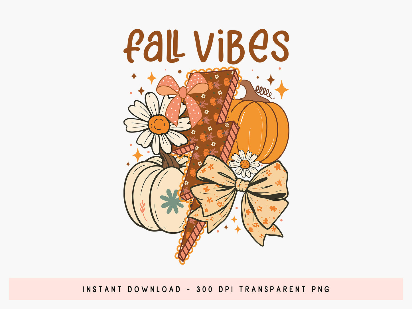 Coquette Fall Vibes PNG Sublimation Print