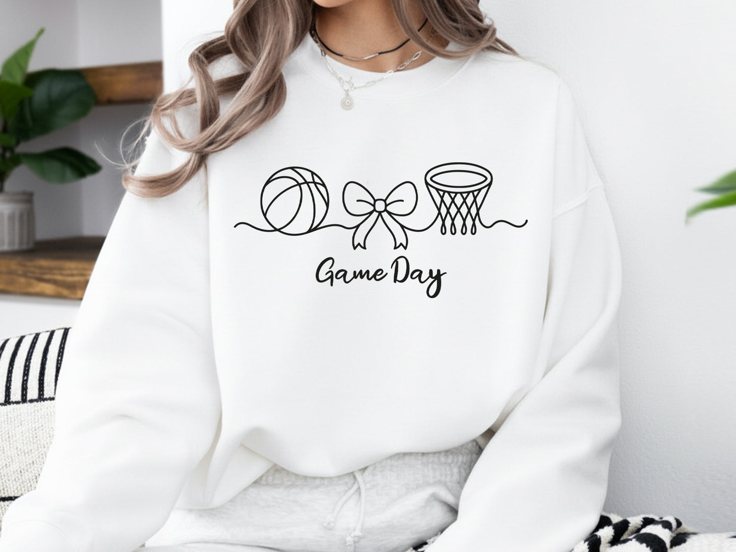 Game Day Coquette Basketball SVG File