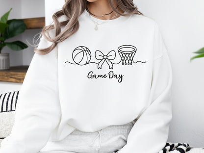 Game Day Coquette Basketball SVG File