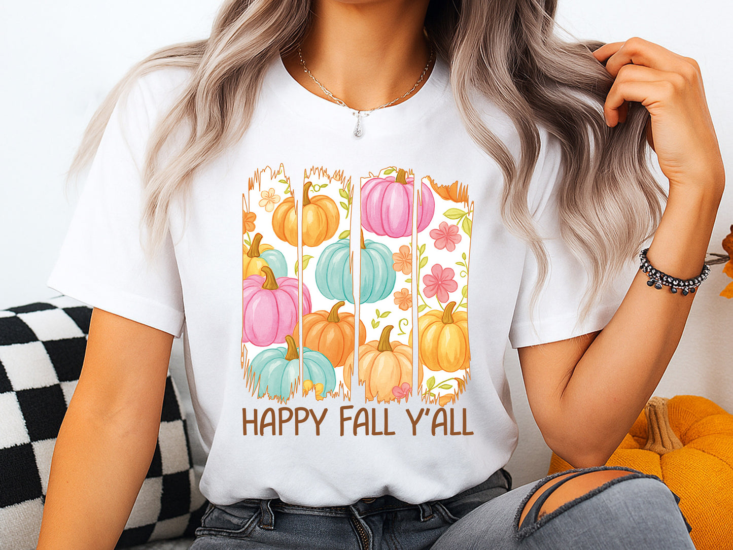 Brush Stroke Happy Fall Y'all Sublimation PNG