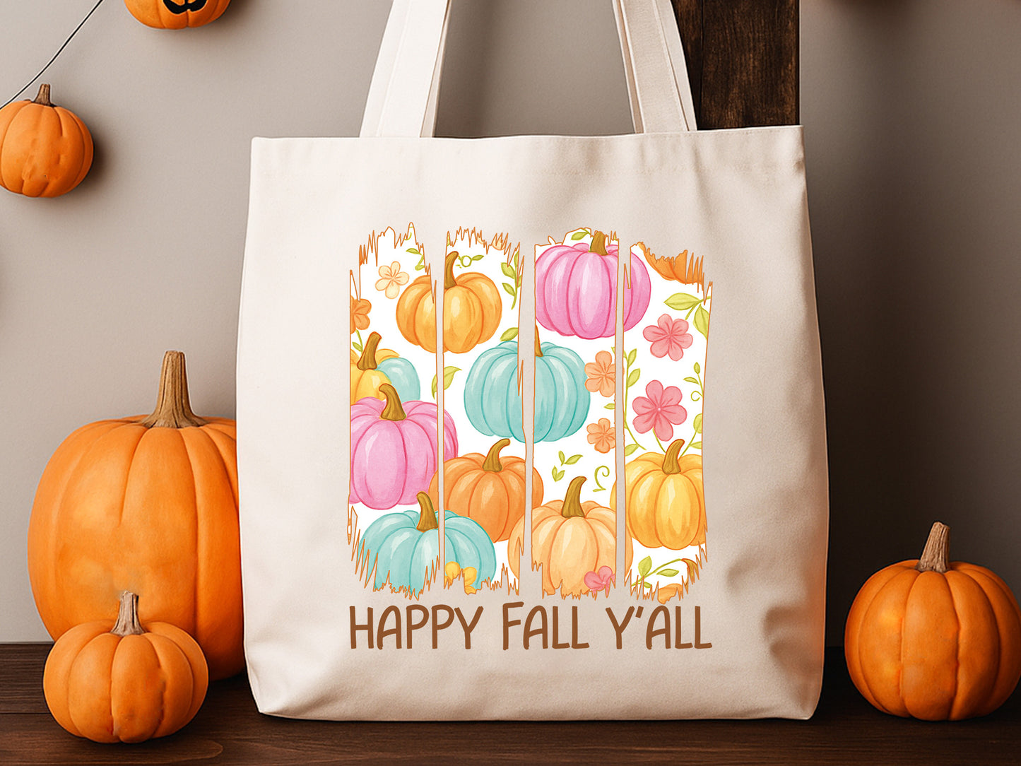 Brush Stroke Happy Fall Y'all Sublimation PNG