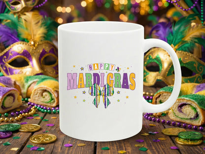 Coquette Happy Mardi Gras PNG Sublimation