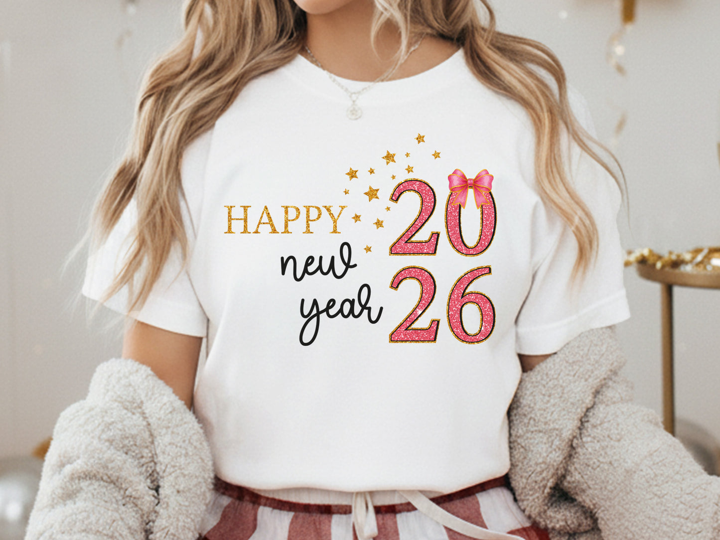 Coquette Happy New Year 2026 PNG Sublimation