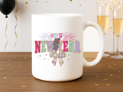 Coquette Happy New Year Sublimation Design