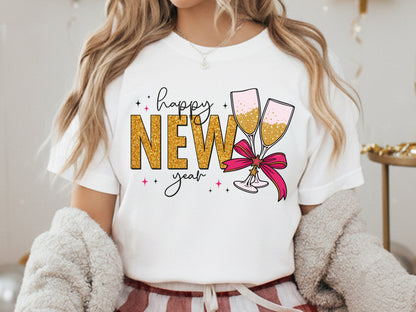 Coquette Happy New Year Sublimation Transfer