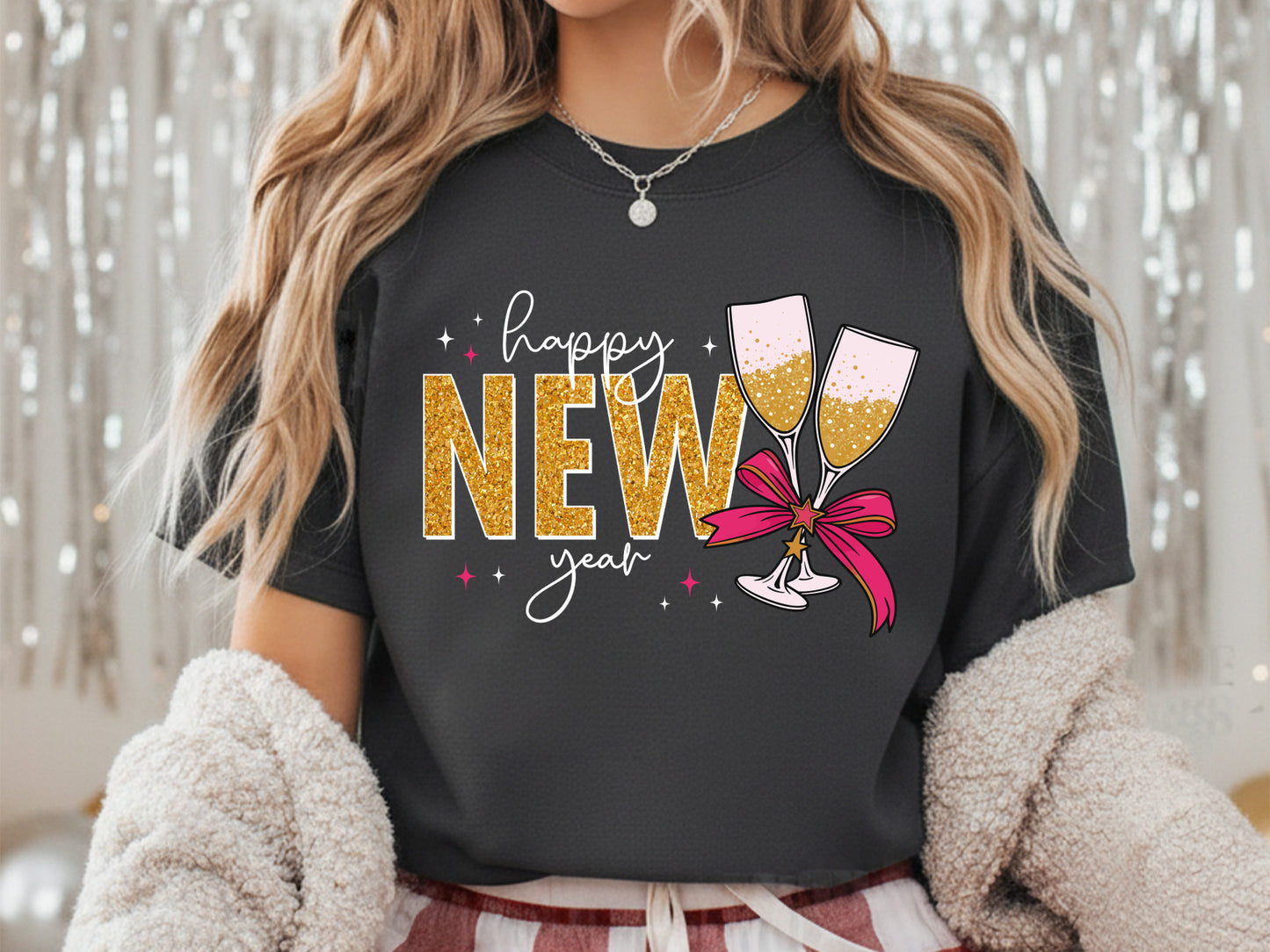 Coquette Happy New Year Sublimation Transfer