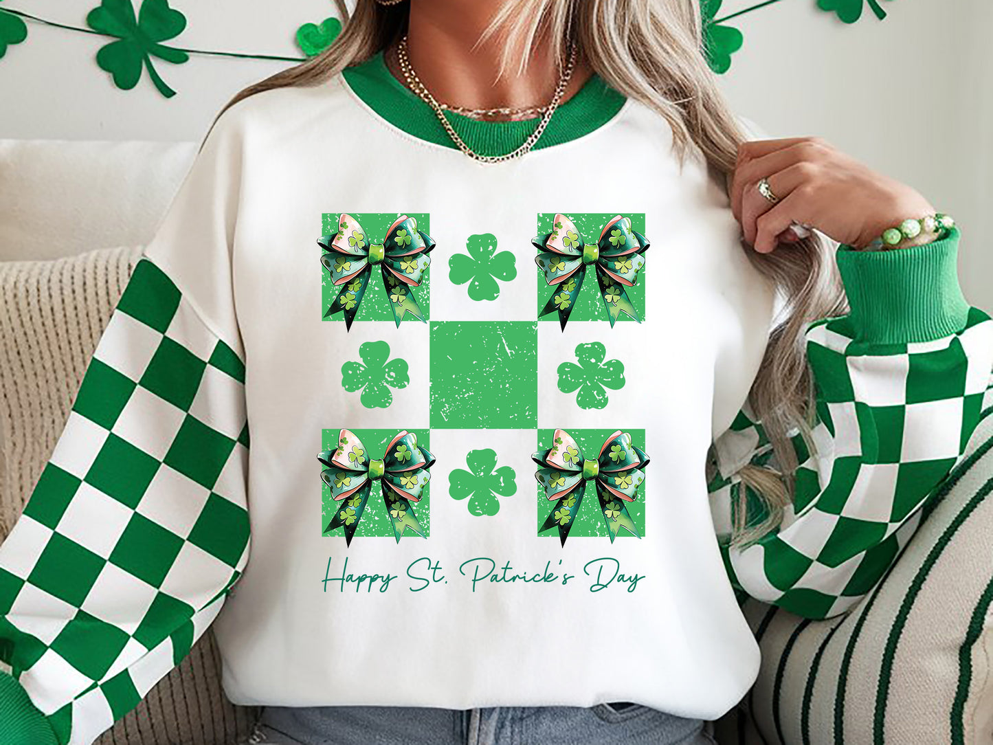 Coquette Happy St. Patrick's Day PNG Sublimation