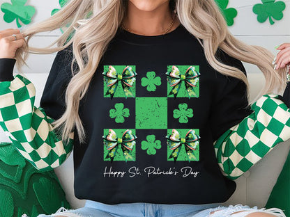 Coquette Happy St. Patrick's Day PNG Sublimation