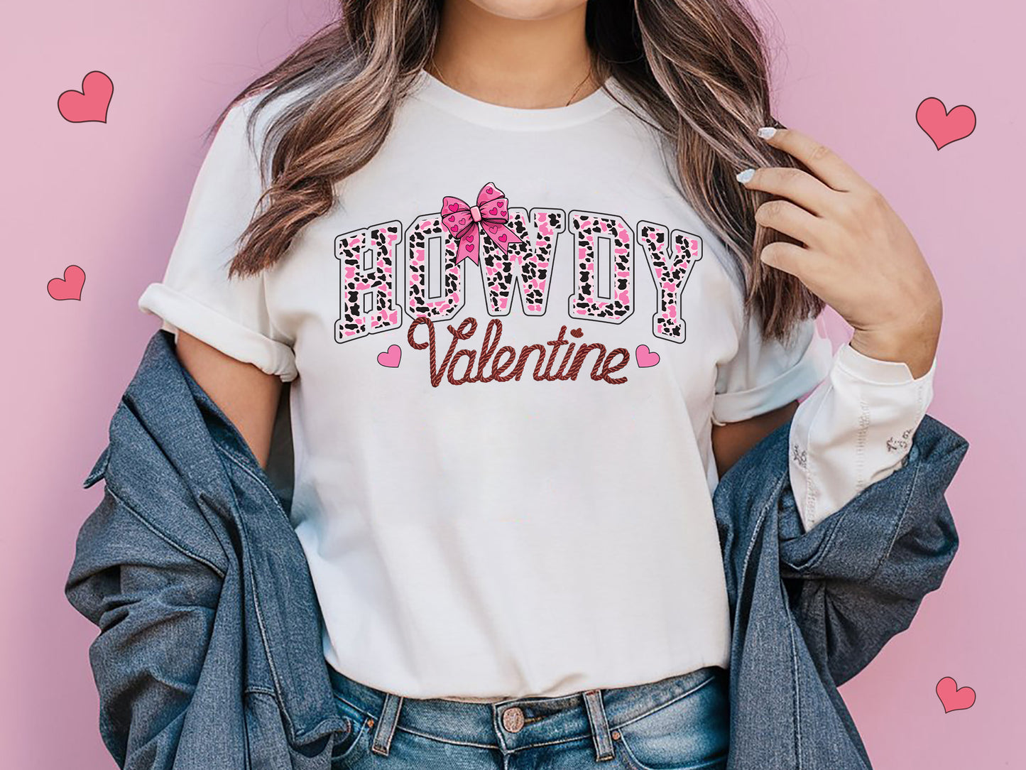 Coquette Howdy Valentine Sublimation PNG