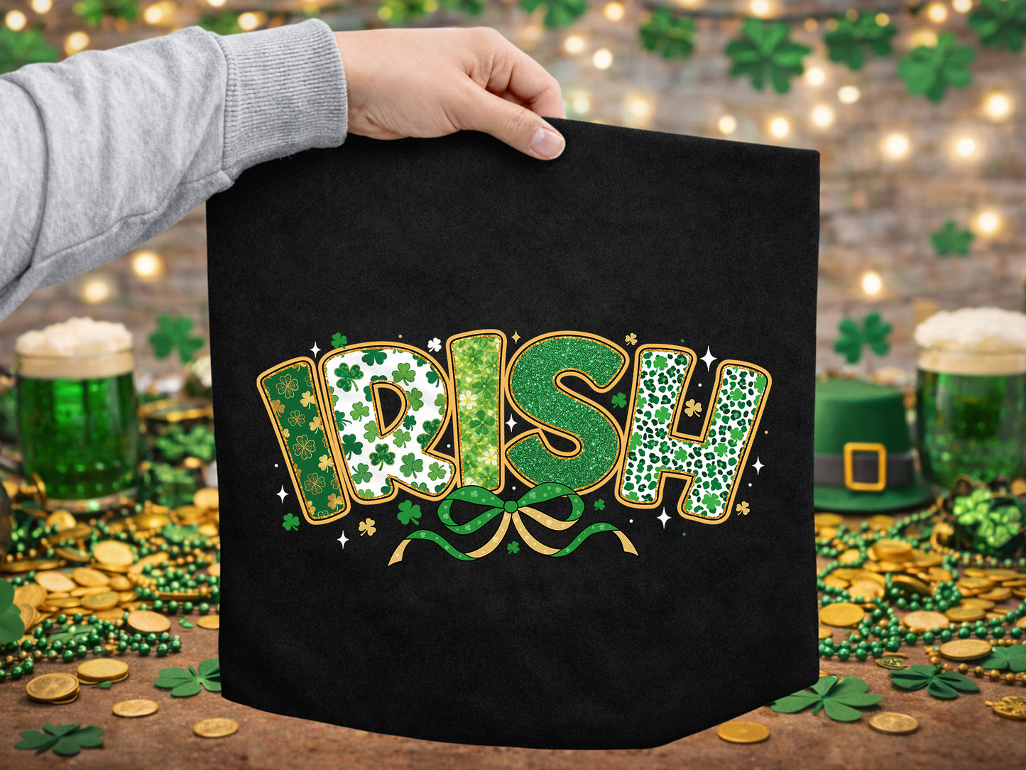 Coquette Irish St Patrick's Day PNG Design