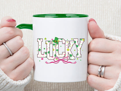 Coquette Lucky St Patrick's Day Sublimation PNG