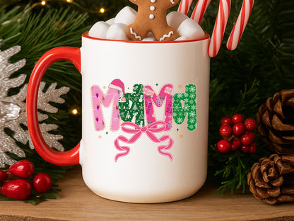 Coquette Mama Christmas Sublimation Transfer
