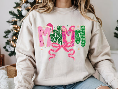 Coquette Mama Christmas Sublimation Transfer