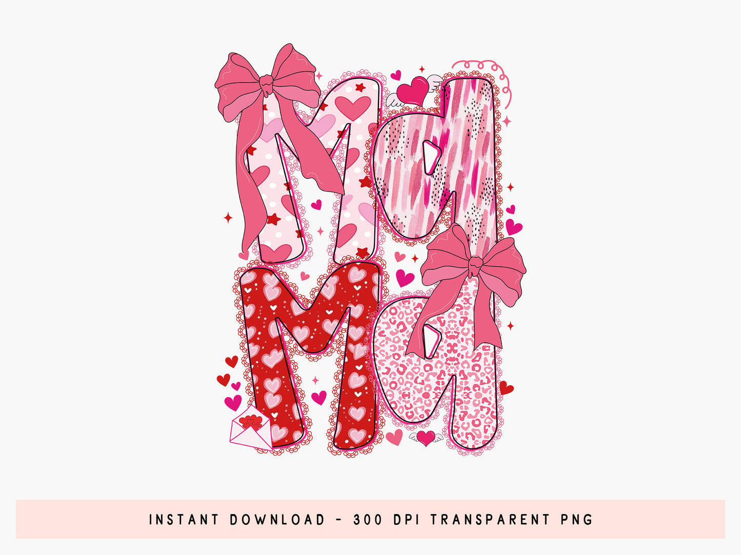 Coquette Mama Valentine's Day Sublimation