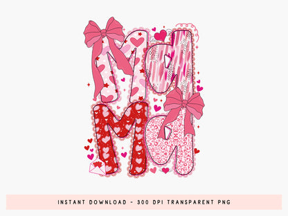 Coquette Mama Valentine's Day Sublimation