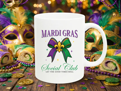 Coquette Mardi Gras Social Club Sublimation