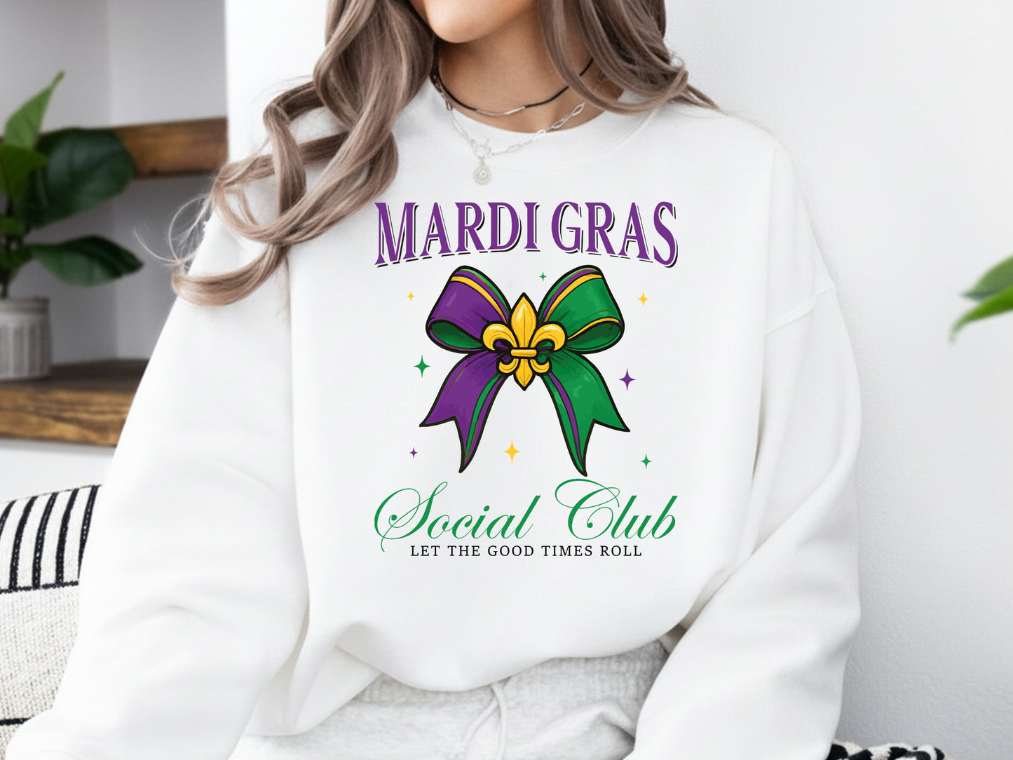 Coquette Mardi Gras Social Club Sublimation