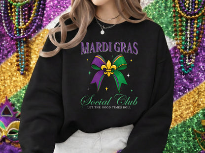 Coquette Mardi Gras Social Club Sublimation