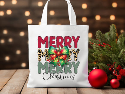 Coquette Merry Christmas Sublimation Print