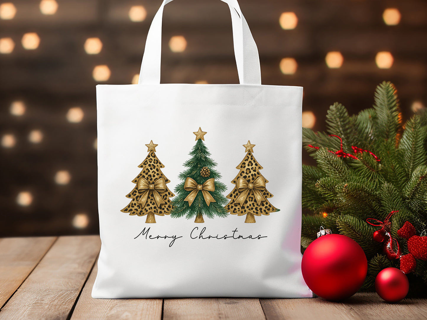 Coquette Merry Christmas Tree Sublimation PNG