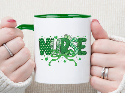 Coquette Nurse St Patrick's Day Sublimation