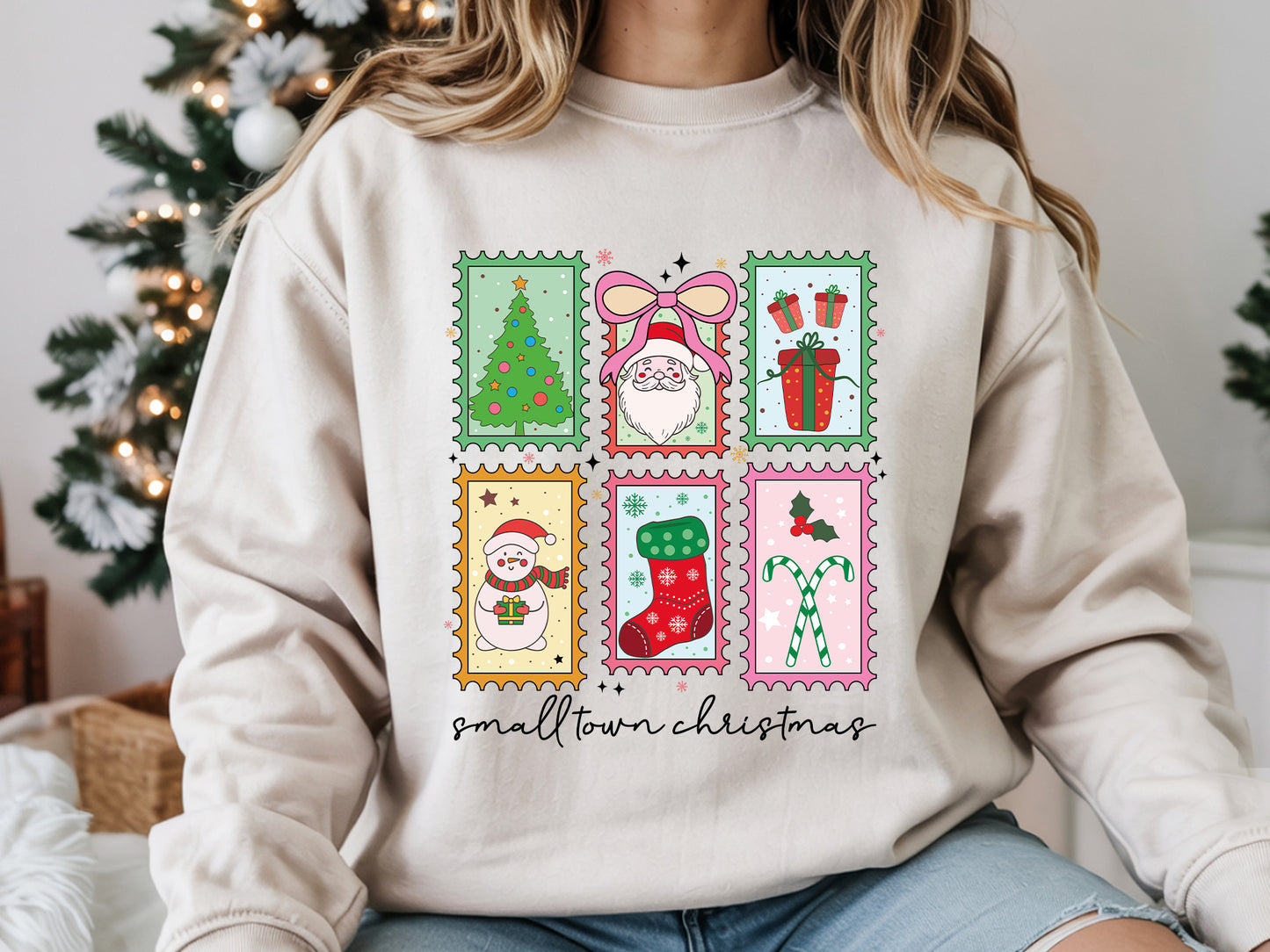 Coquette Small Town Christmas PNG Sublimation