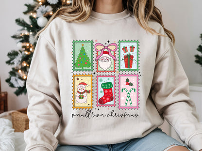 Coquette Small Town Christmas PNG Sublimation