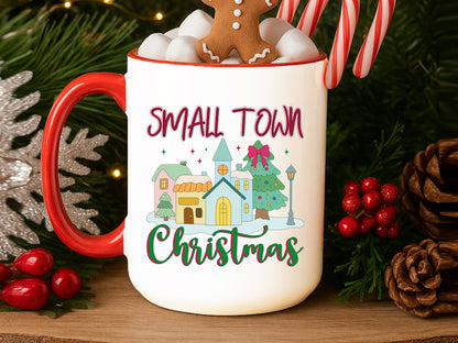 Coquette Small Town Christmas Sublimation Print