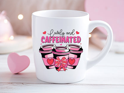 Coquette Valentines Sublimation - Lovely and Caffeinated