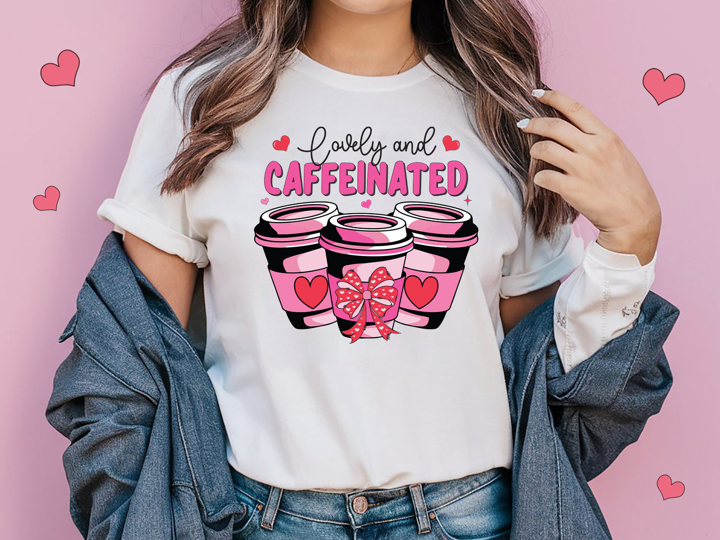 Coquette Valentines Sublimation - Lovely and Caffeinated