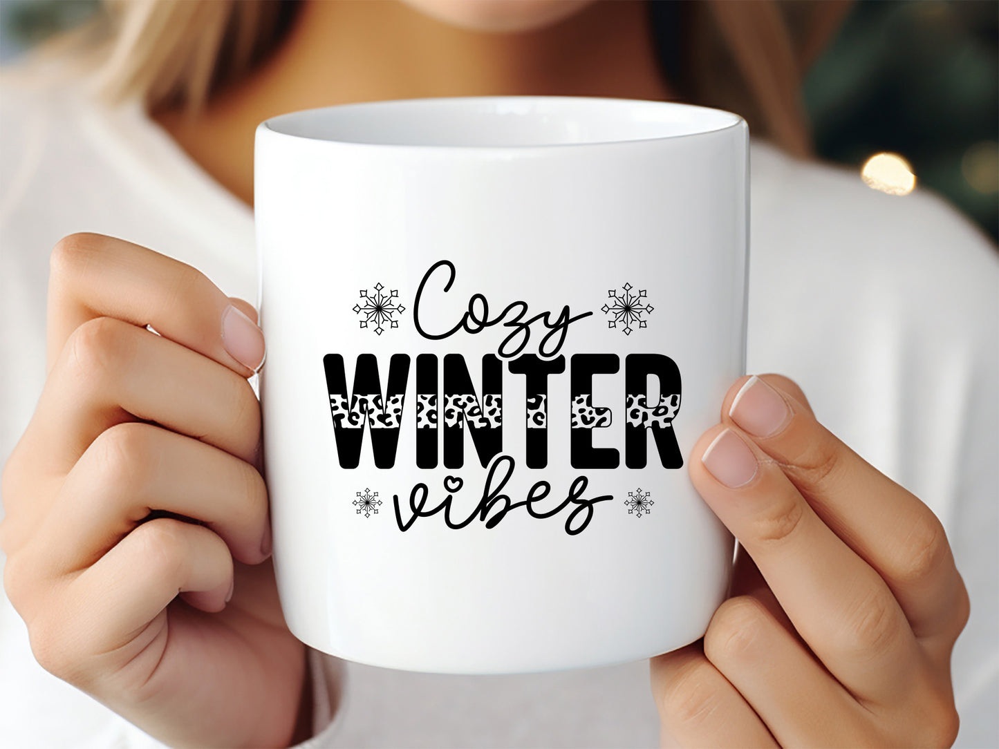 Cozy Winter Vibes SVG Cut File