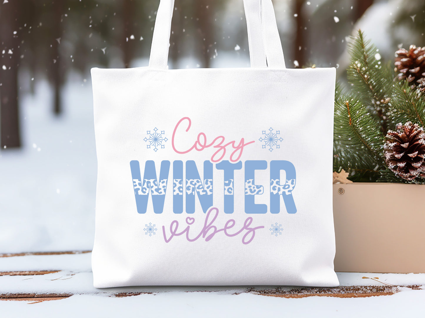 Cozy Winter Vibes SVG Cut File