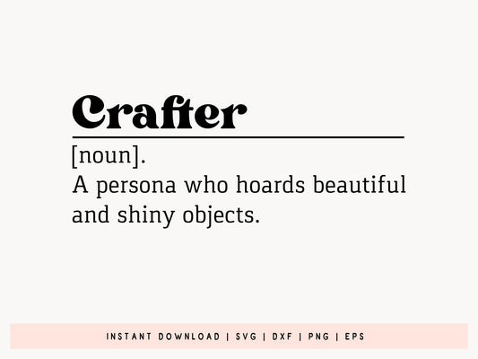 Crafter - Handcrafted Crafting SVG Graphic