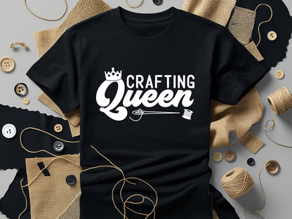 Crafting Queen SVG Vector