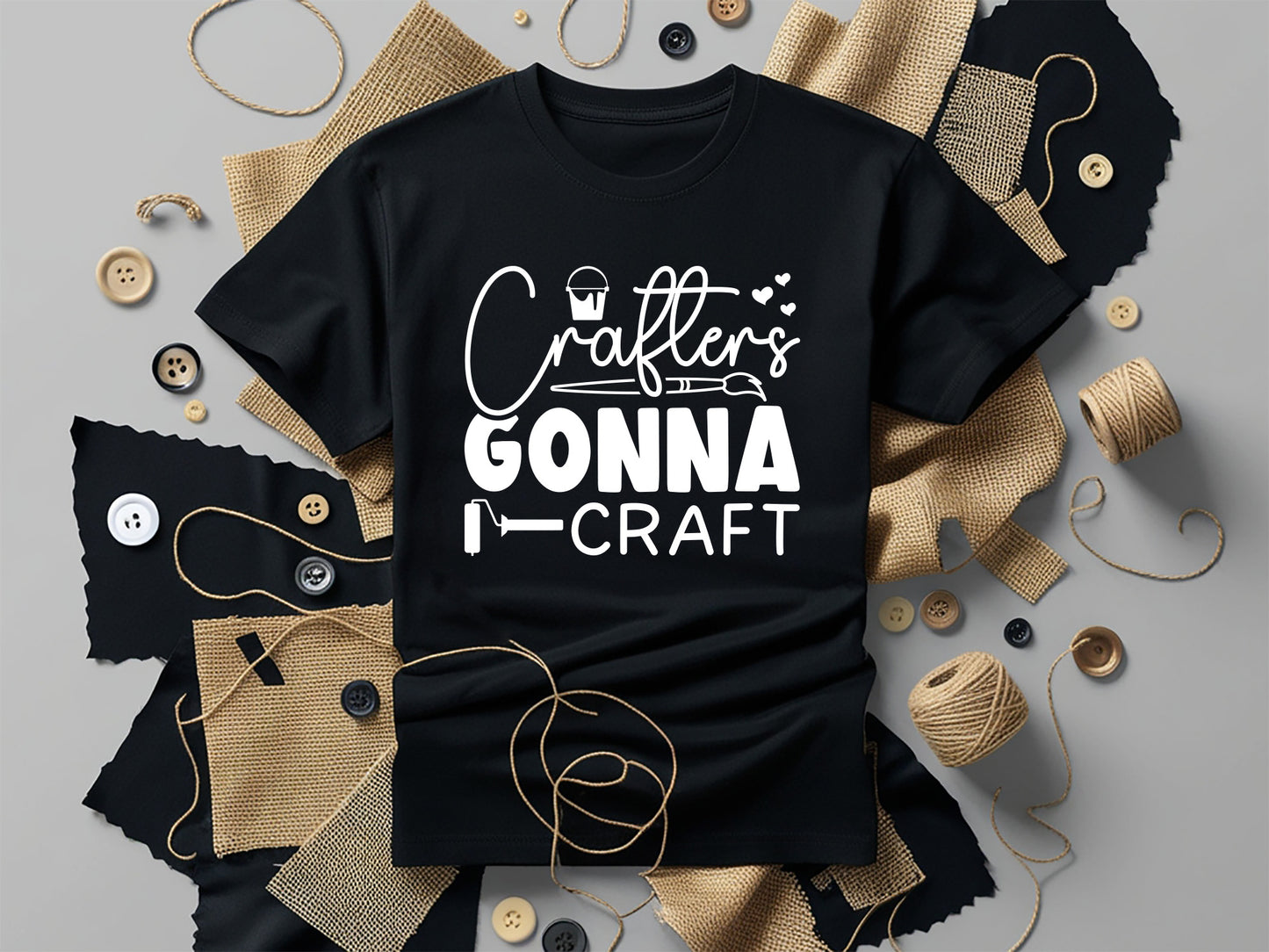 Crafting SVG PNG Design - Crafters Gonna Craft